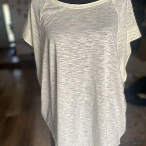 NWOT We the free- lime green and cream tee